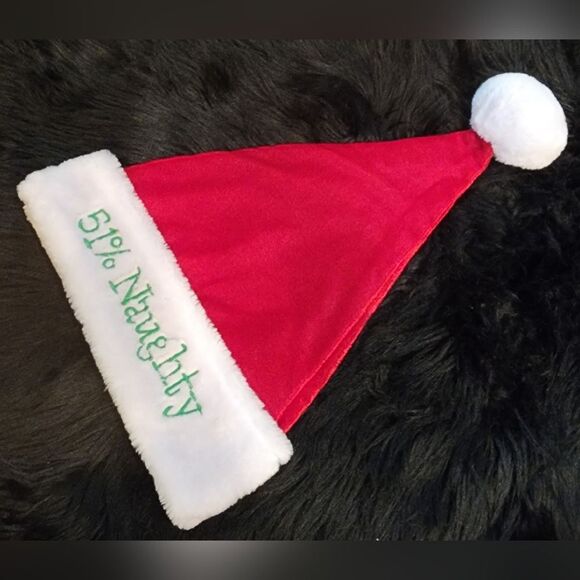 51% Naughty Santa Hat - Picture 2 of 7